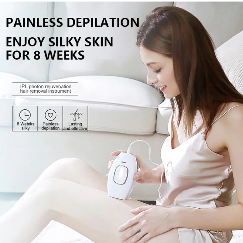 Ipl Hair Removal Laser Epilator 999900 Fast Flash Hair Remover Painless Permanent Photoepilator Whole Body Treament For Women