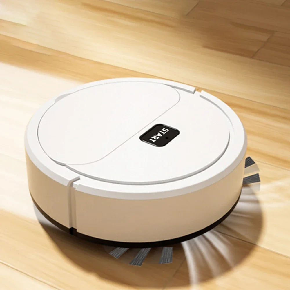3-in-1 Smart Robotic Vacuum Cleaner – Automatic Sweeping, Mopping & USB Rechargeable Mini Robot