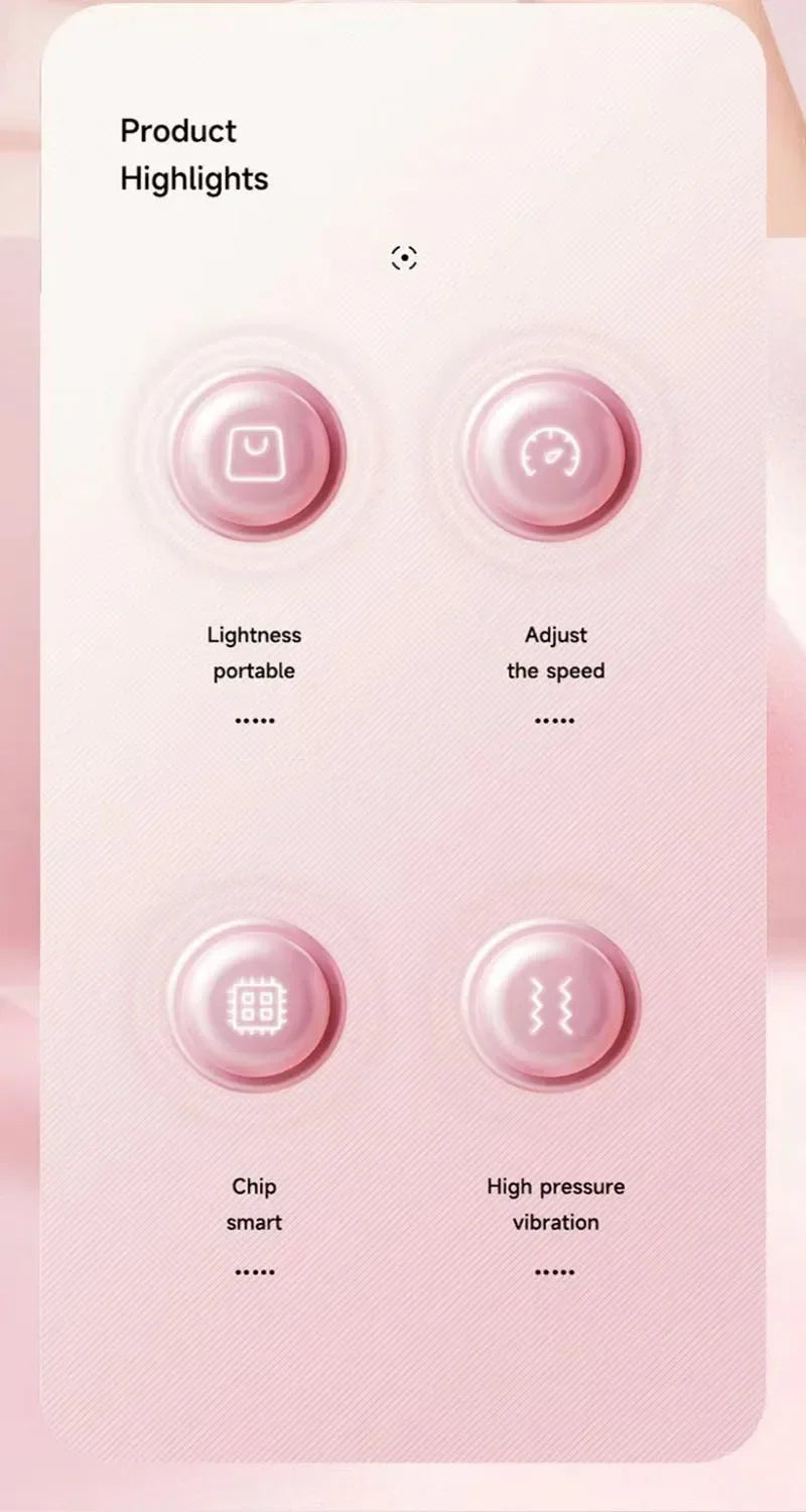 Mini Massage Gun with LCD & 6 Heads – Portable Deep Tissue Muscle Massager for Neck, Foot & Body