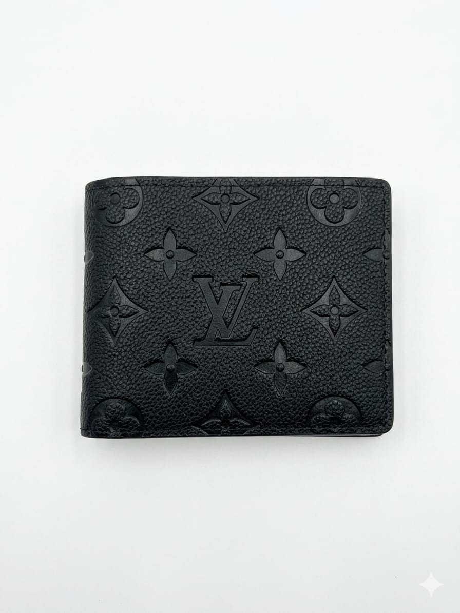 Authentic Louis Vuitton Multiple Monogram Canvas Slender Wallet – Black Men’s