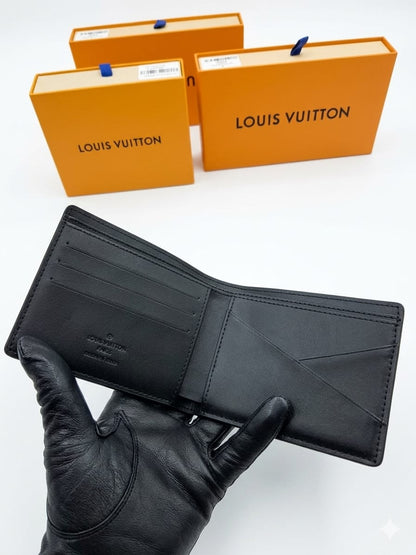 Authentic Louis Vuitton Multiple Monogram Canvas Slender Wallet – Black Men’s