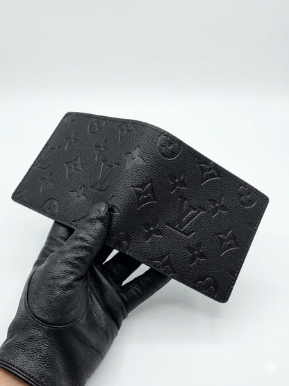 Authentic Louis Vuitton Multiple Monogram Canvas Slender Wallet – Black Men’s
