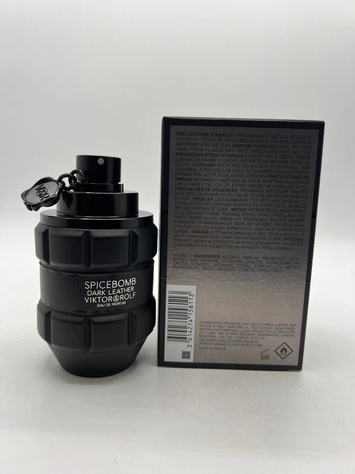 2024! Viktor & Rolf Spicebomb DARK LEATHER Eau de PARFUM 3.04 oz 90 ml Sealed